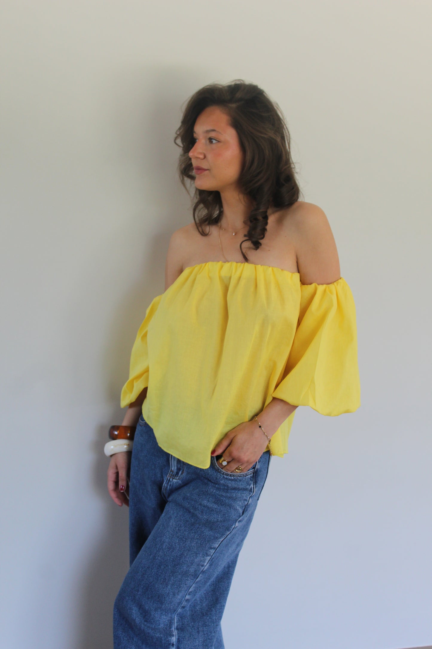 Blouse jaune Lili