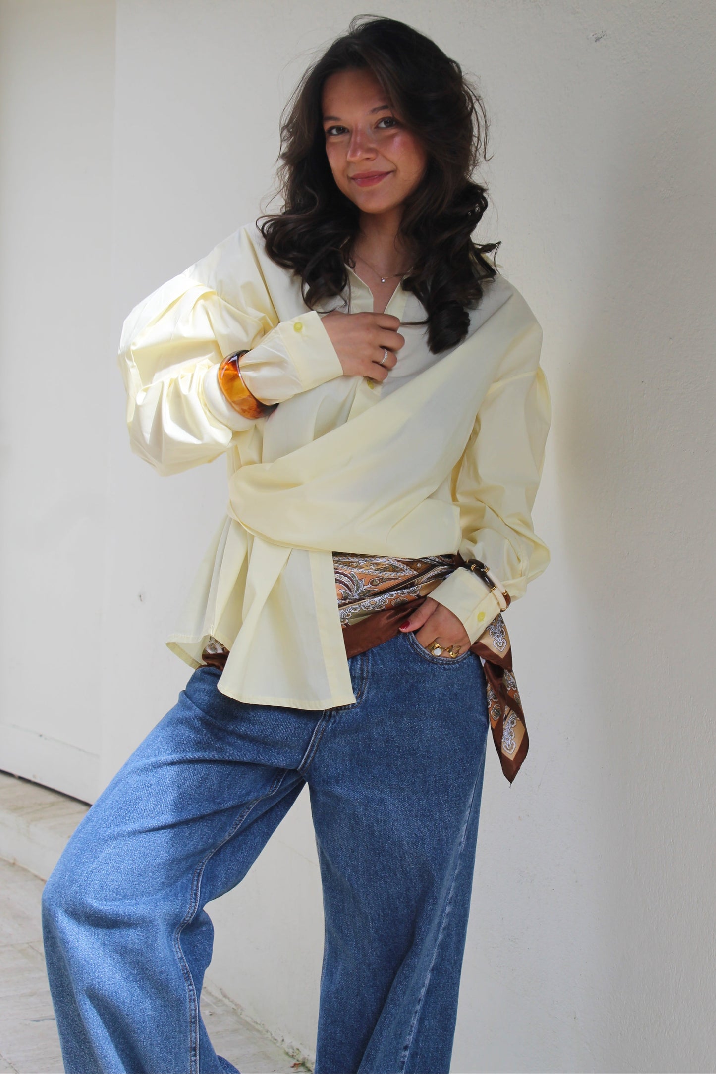 Chemise jaune Luna