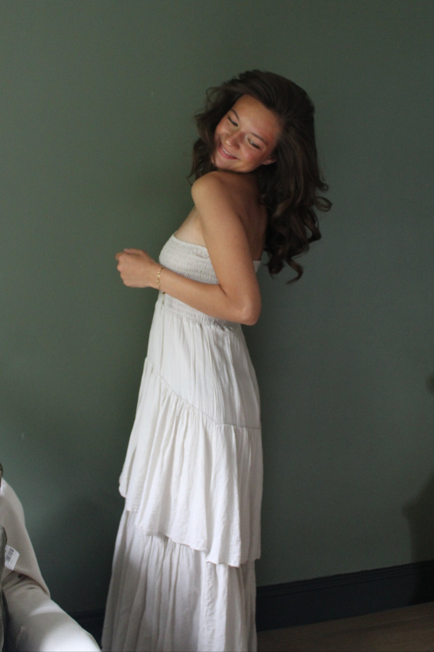 Robe beige Isaïa