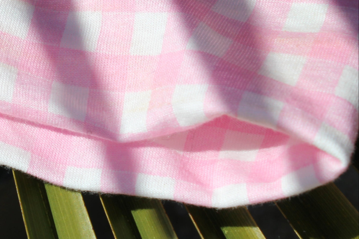 Bandeau vichy rose