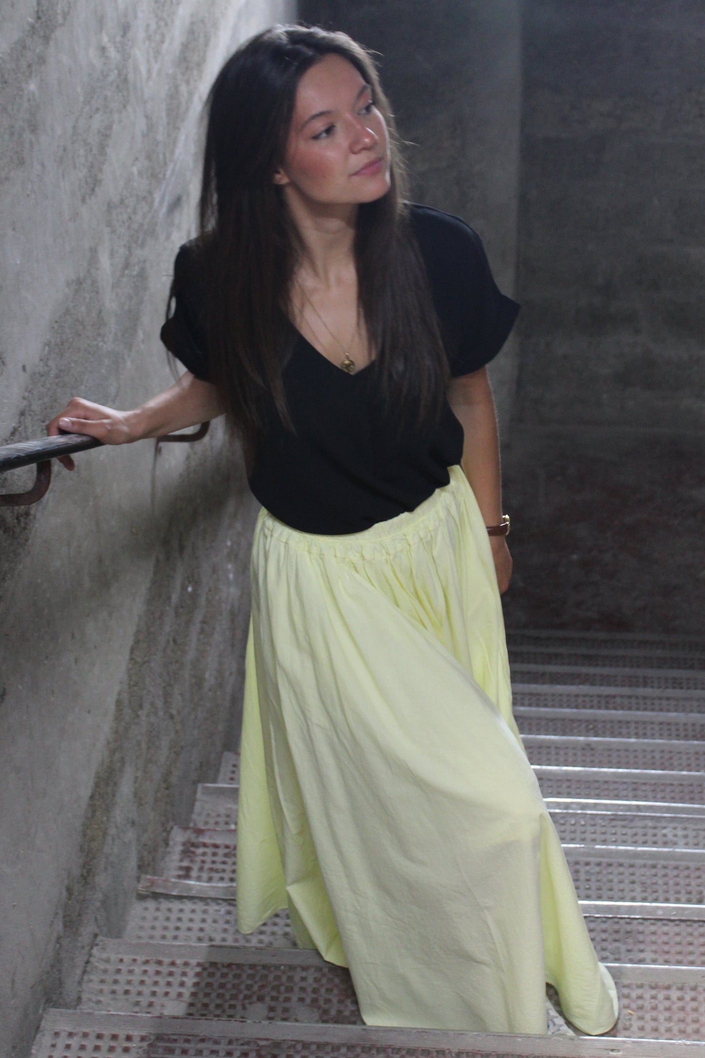 Jupe jaune Amandine