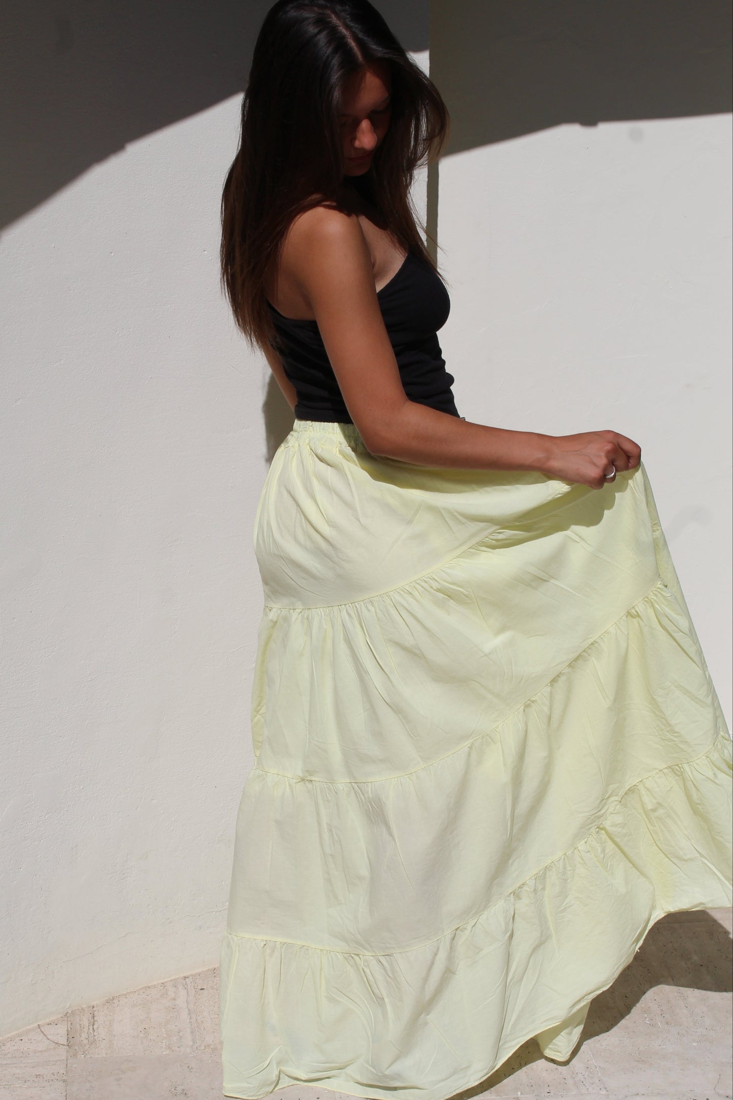 Jupe jaune Bella