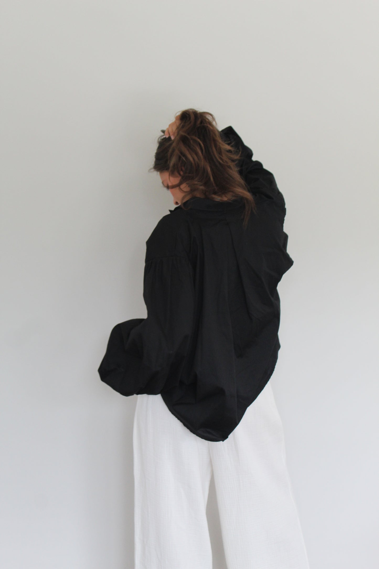 Chemise noire Aurore