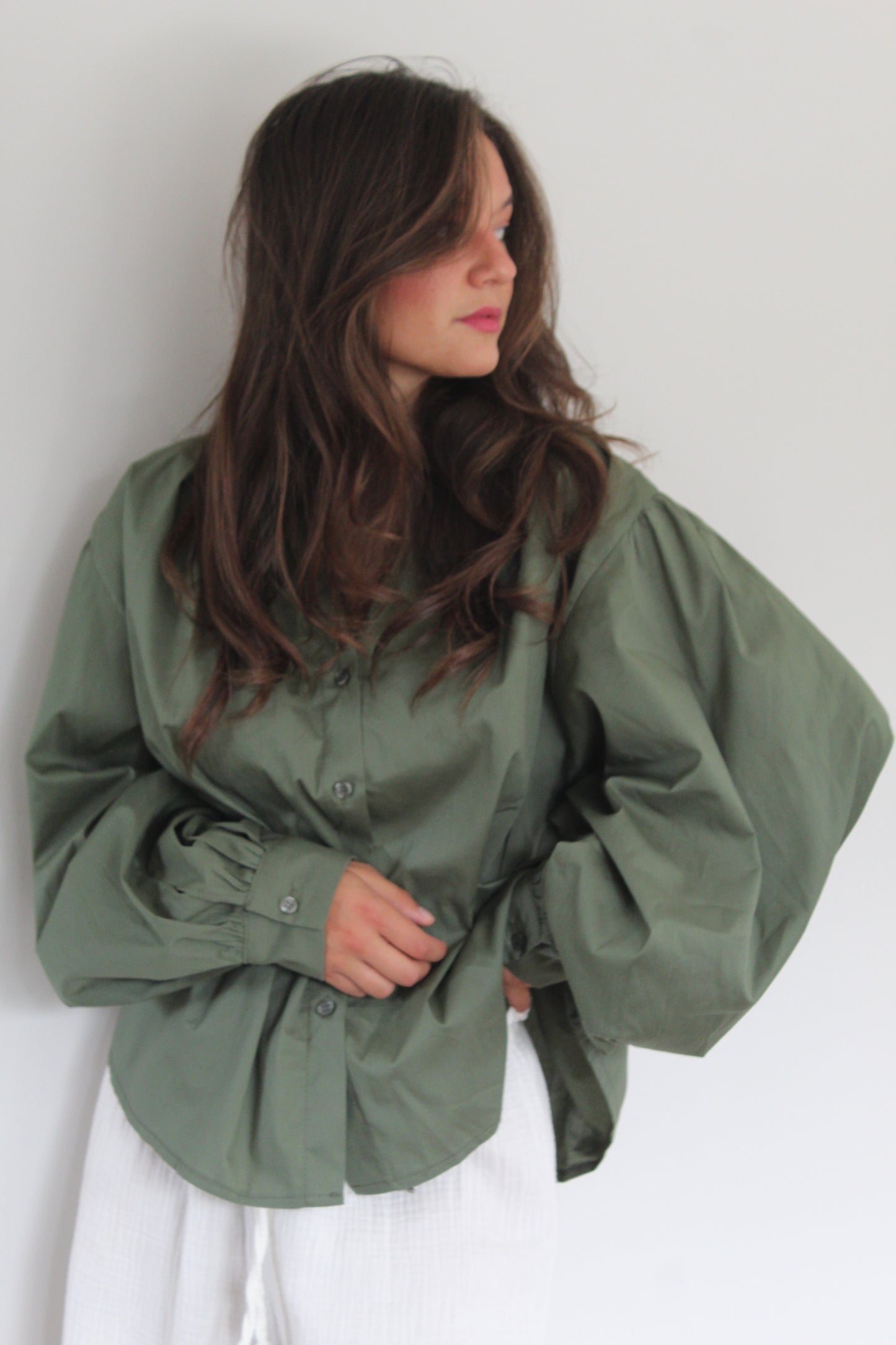 Chemise kaki Aurore