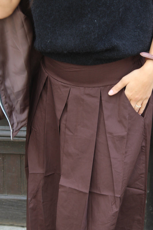 Jupe chocolat Eloïse