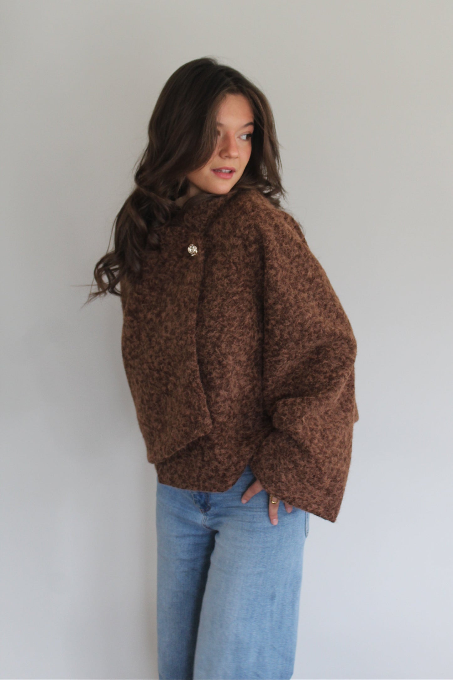 Veste marron Lisa