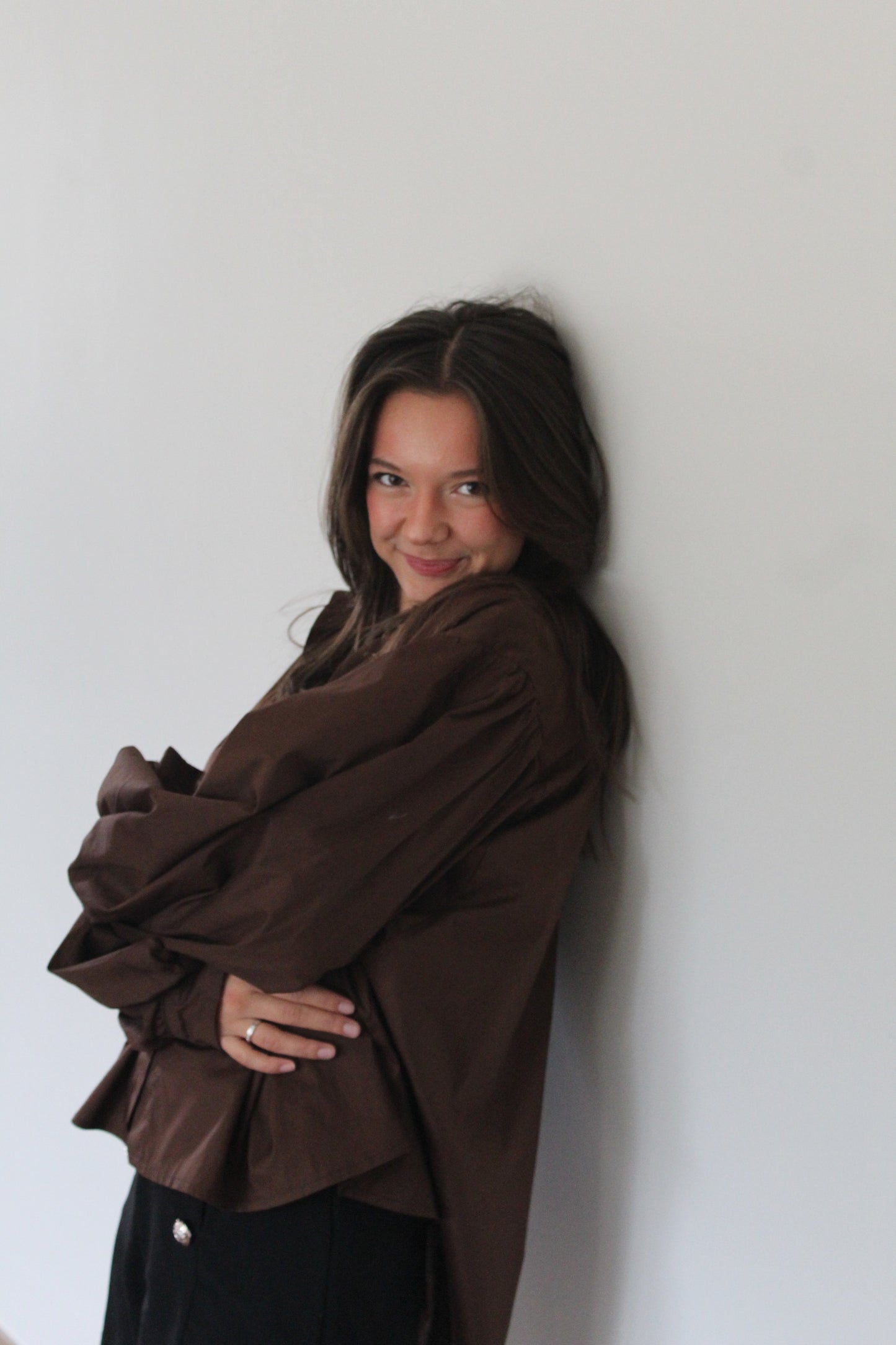 Chemise Aurore marron