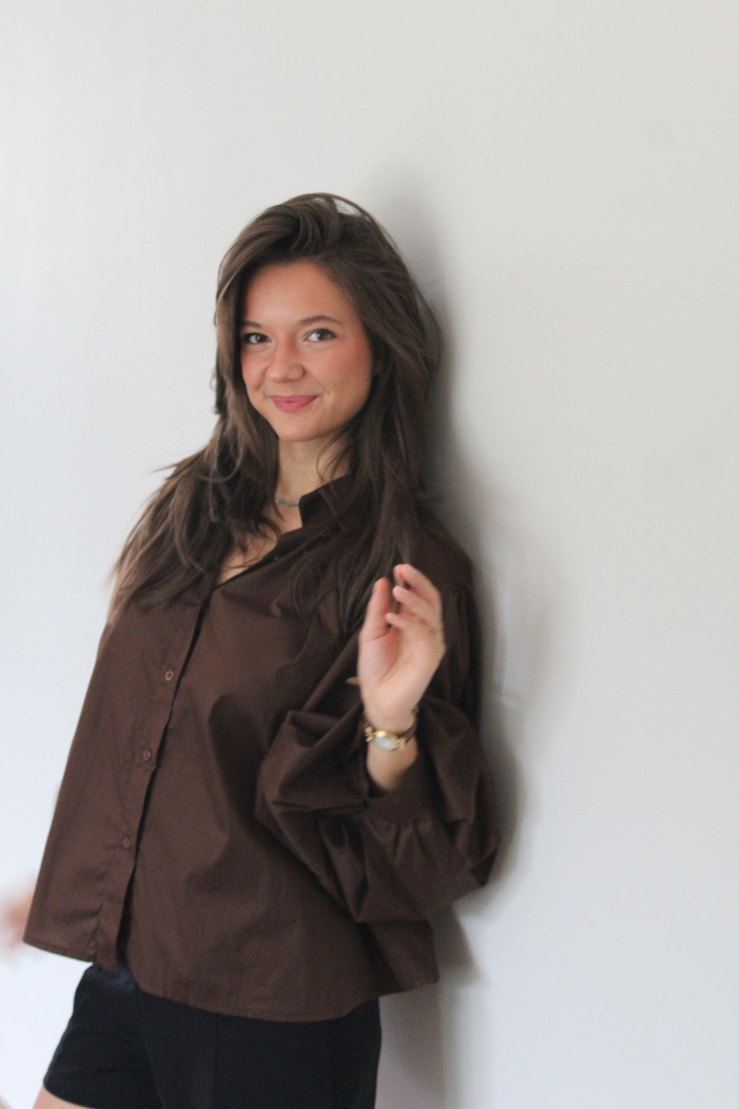 Chemise Aurore marron