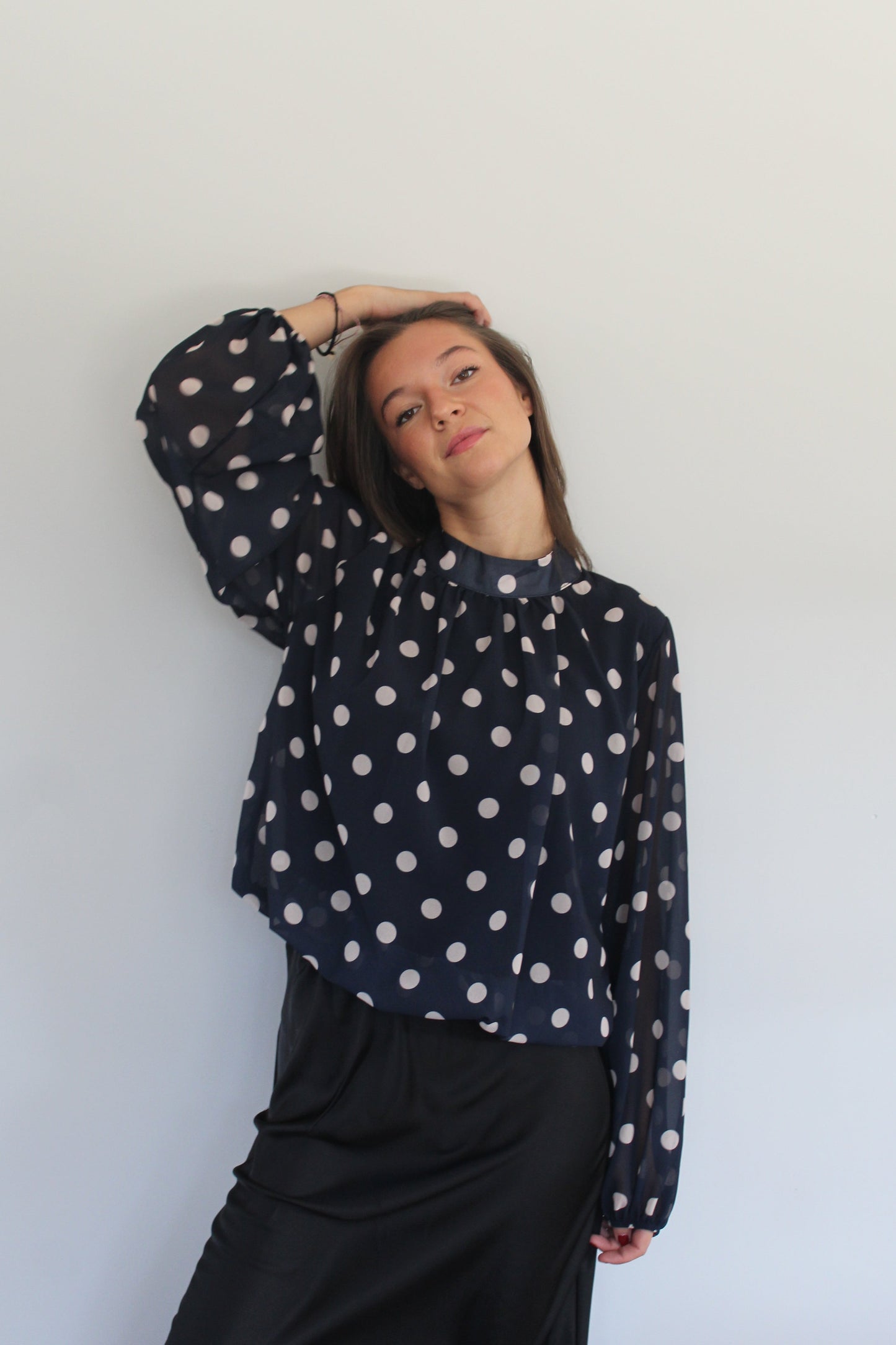 Blouse Analla bleu marine