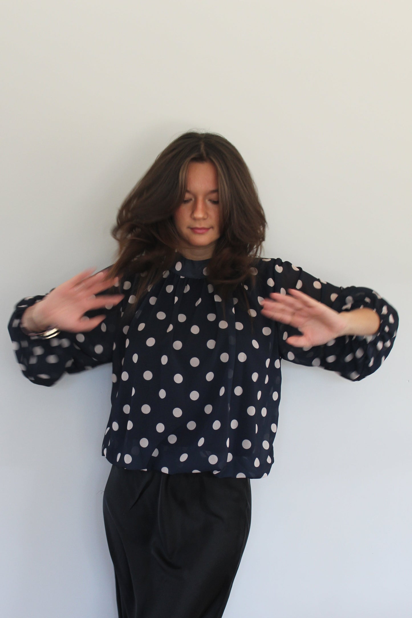 Blouse Analla bleu marine