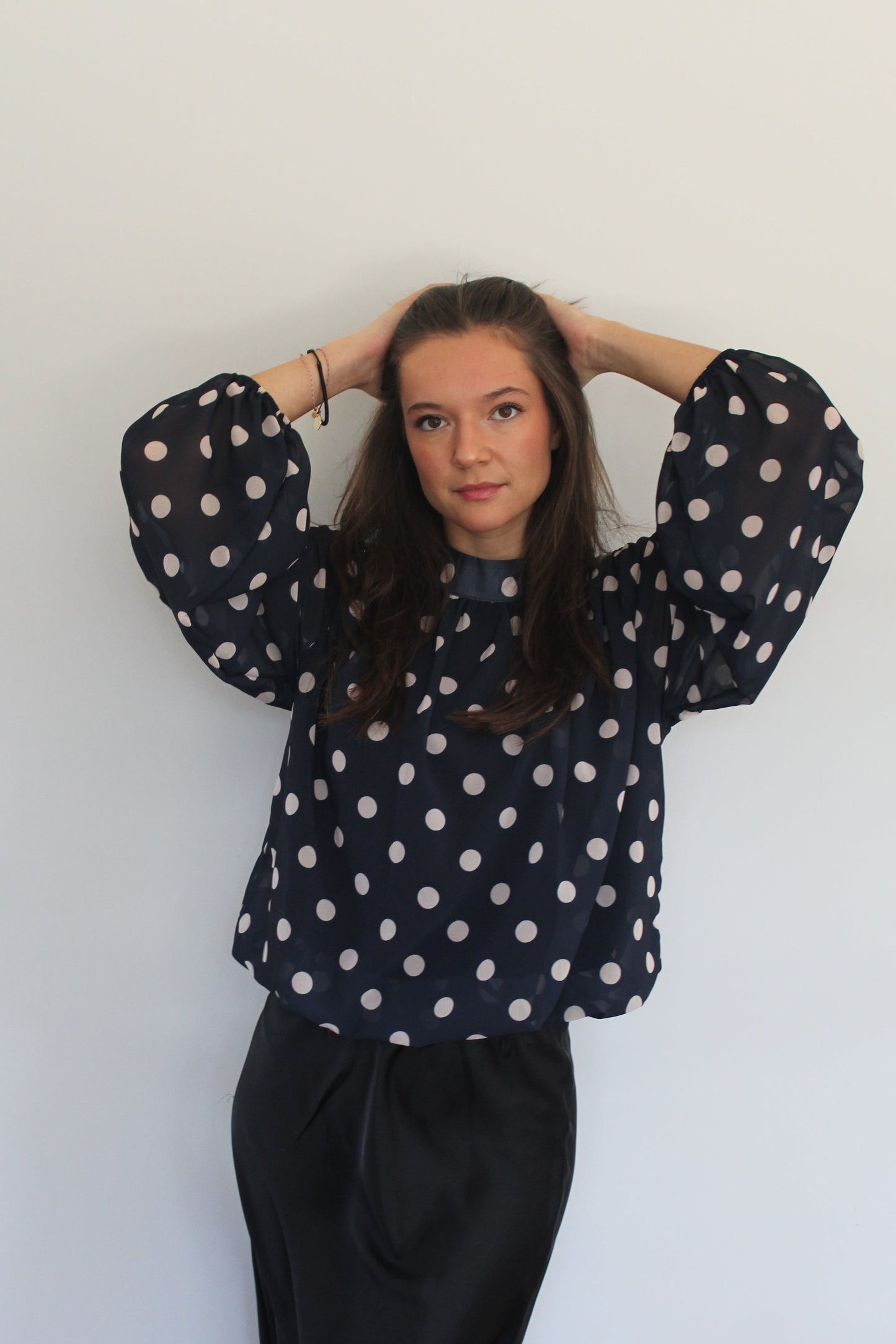 Blouse Analla bleu marine