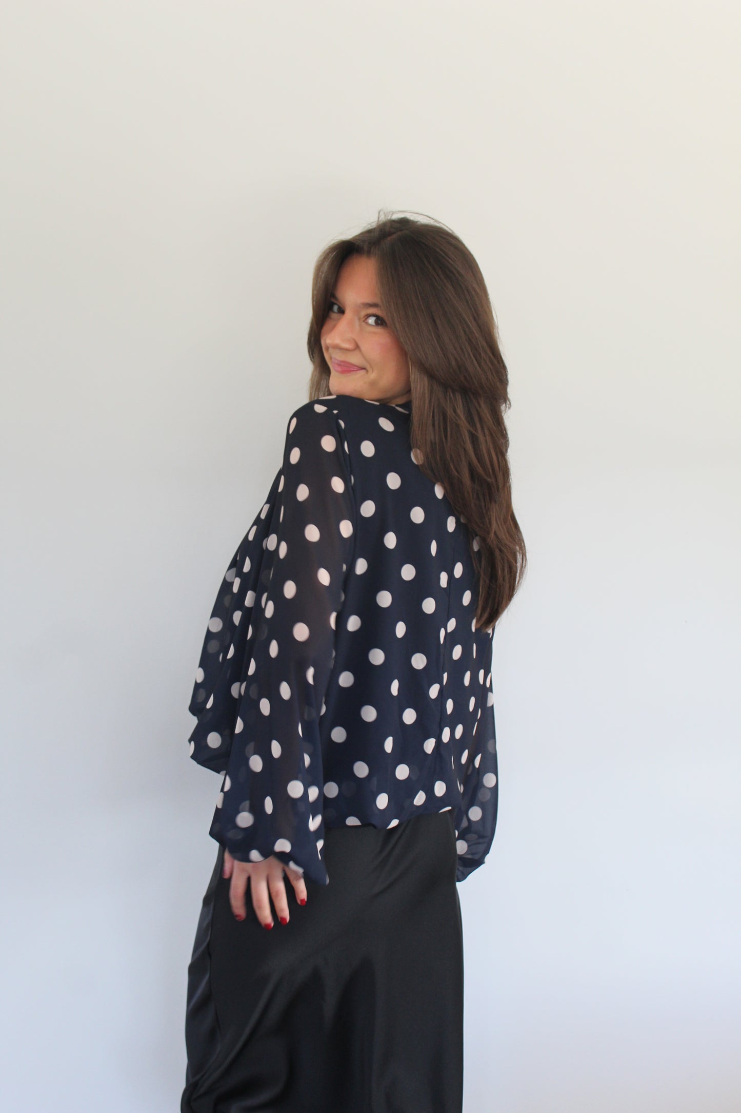 Blouse Analla bleu marine