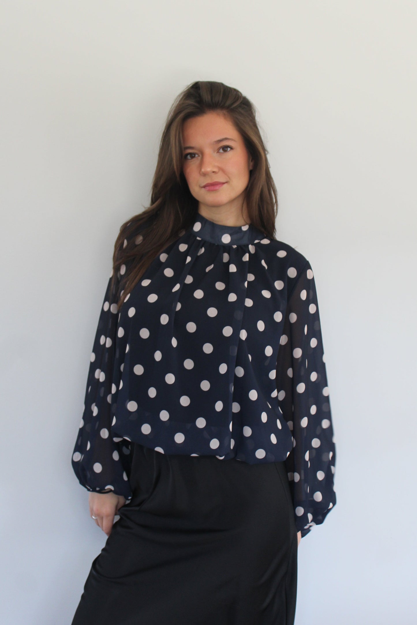 Blouse Analla bleu marine