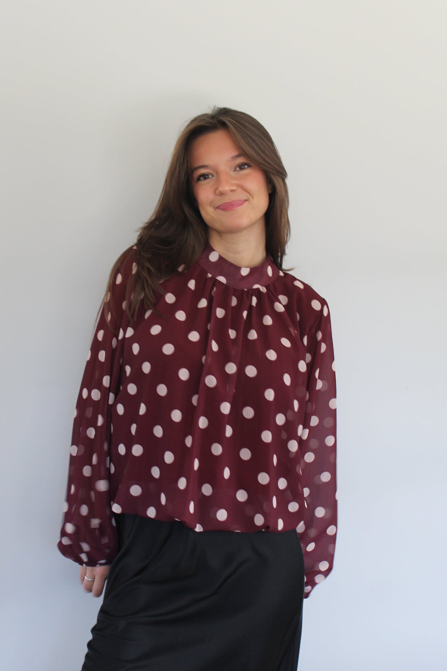 Blouse Analla bordeaux