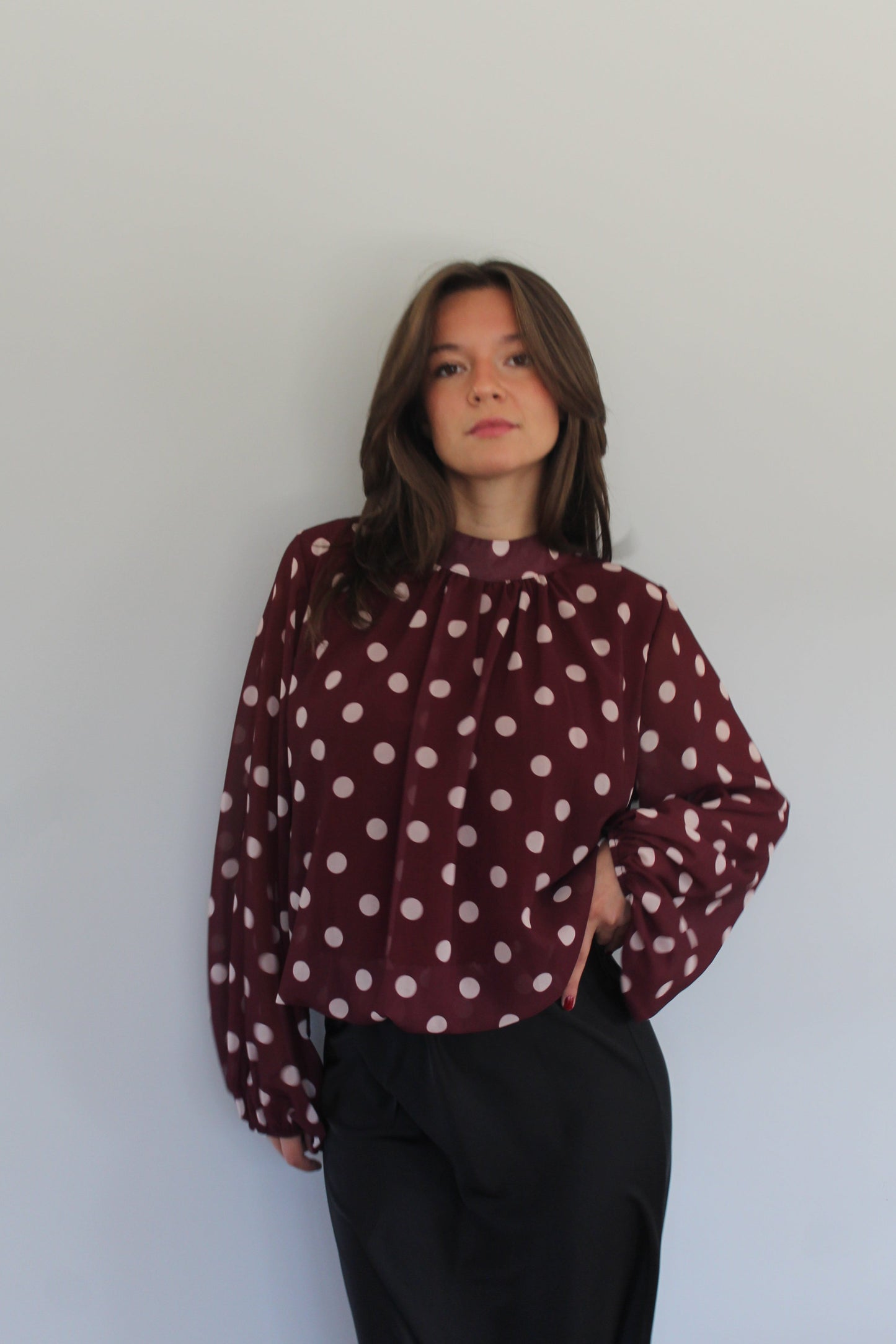 Blouse Analla bordeaux