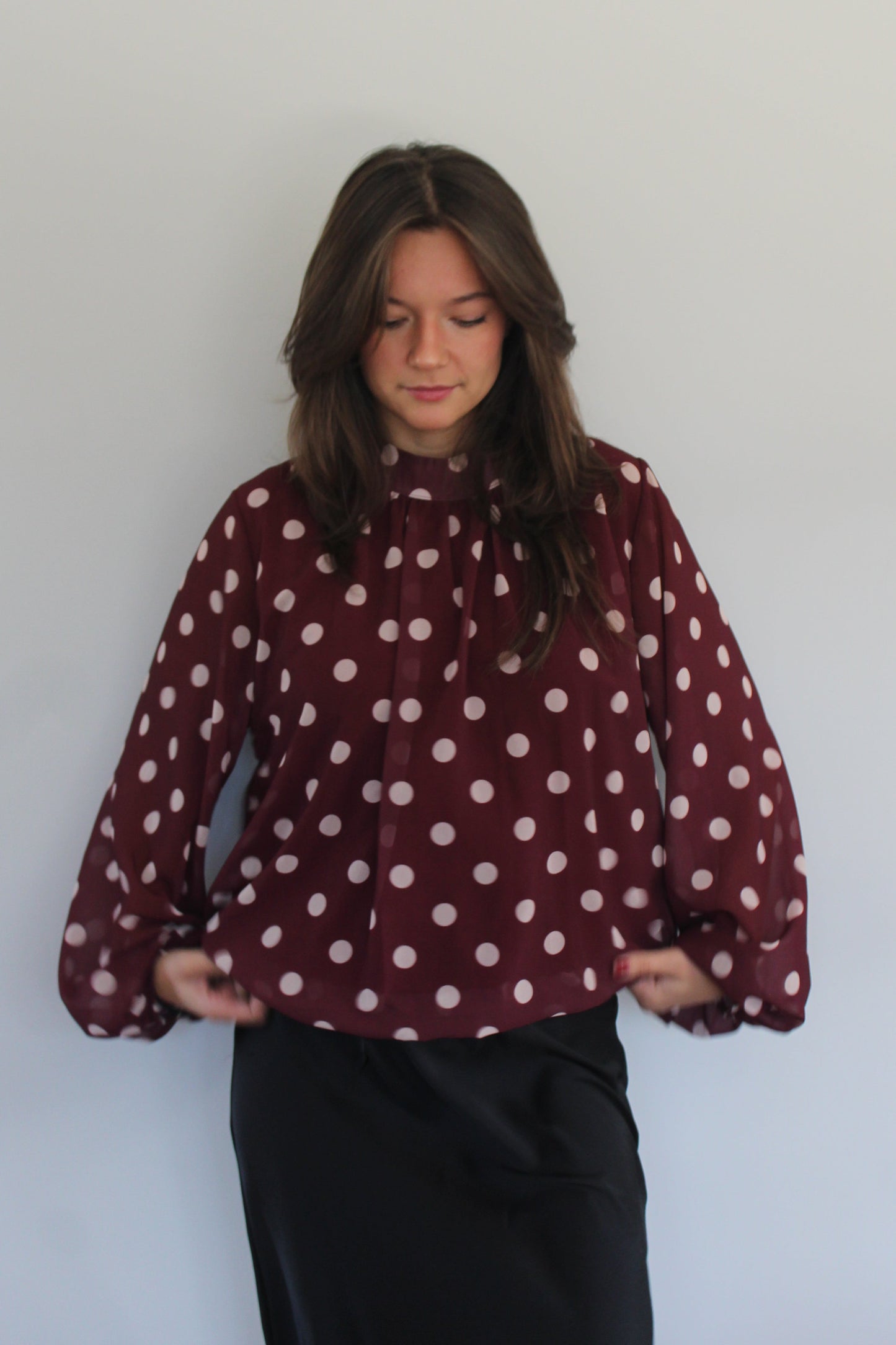 Blouse Analla bordeaux