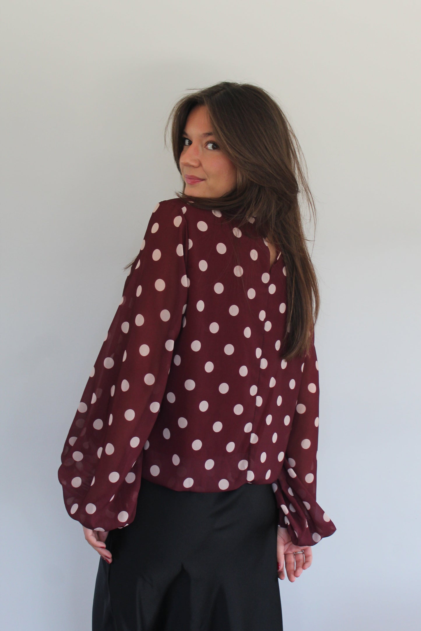 Blouse Analla bordeaux