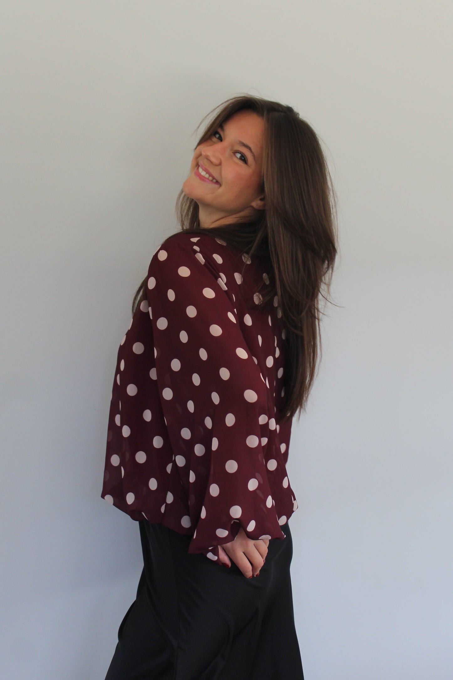 Blouse Analla bordeaux