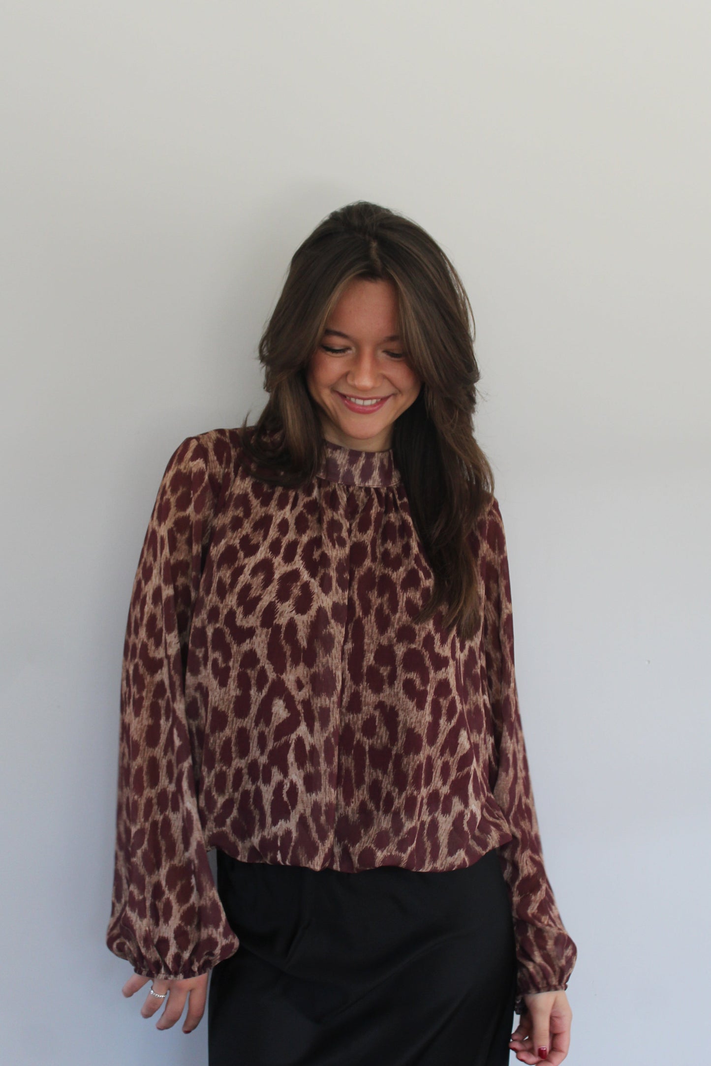 Blouse Ania bordeaux