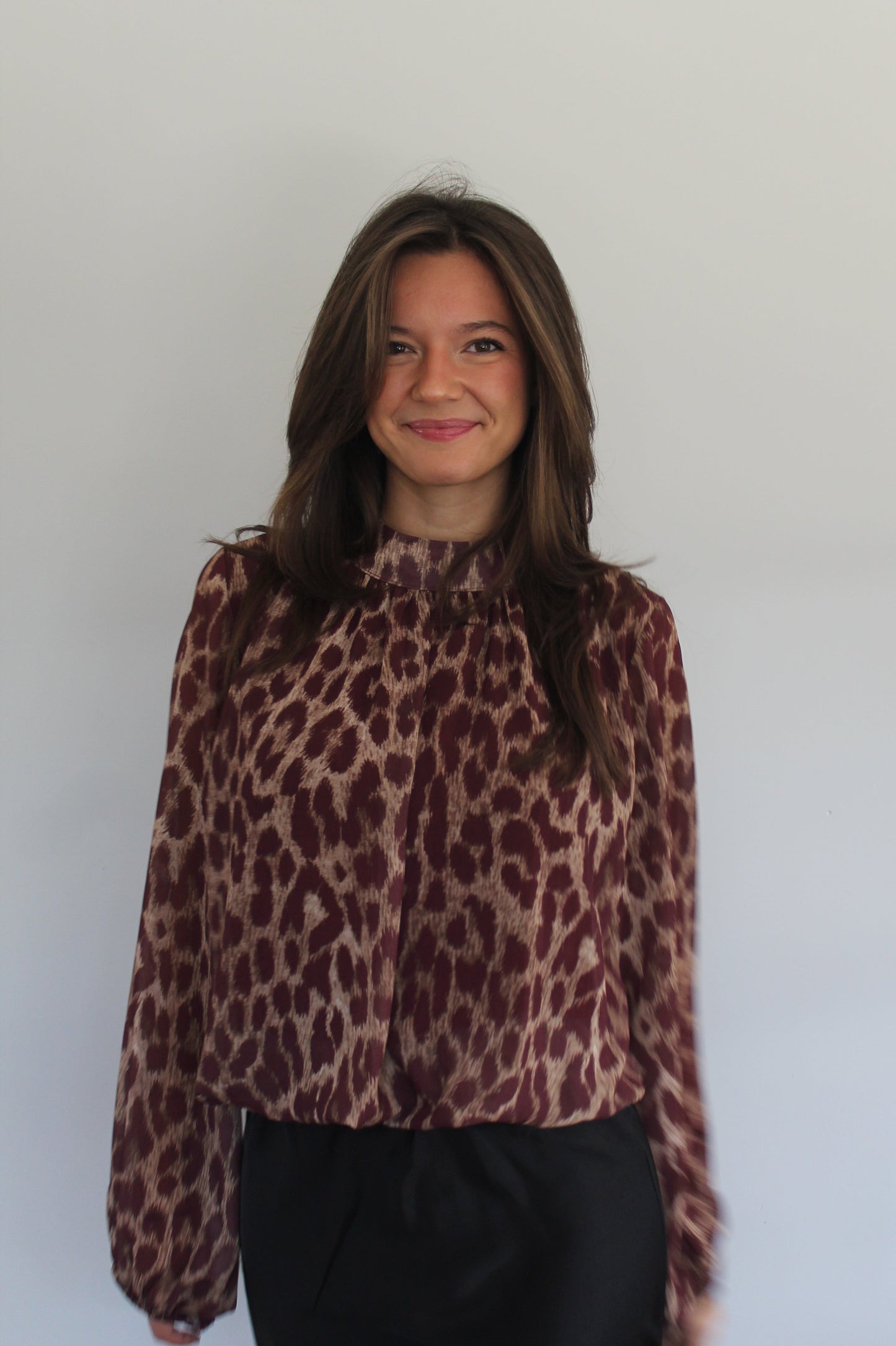 Blouse Ania bordeaux