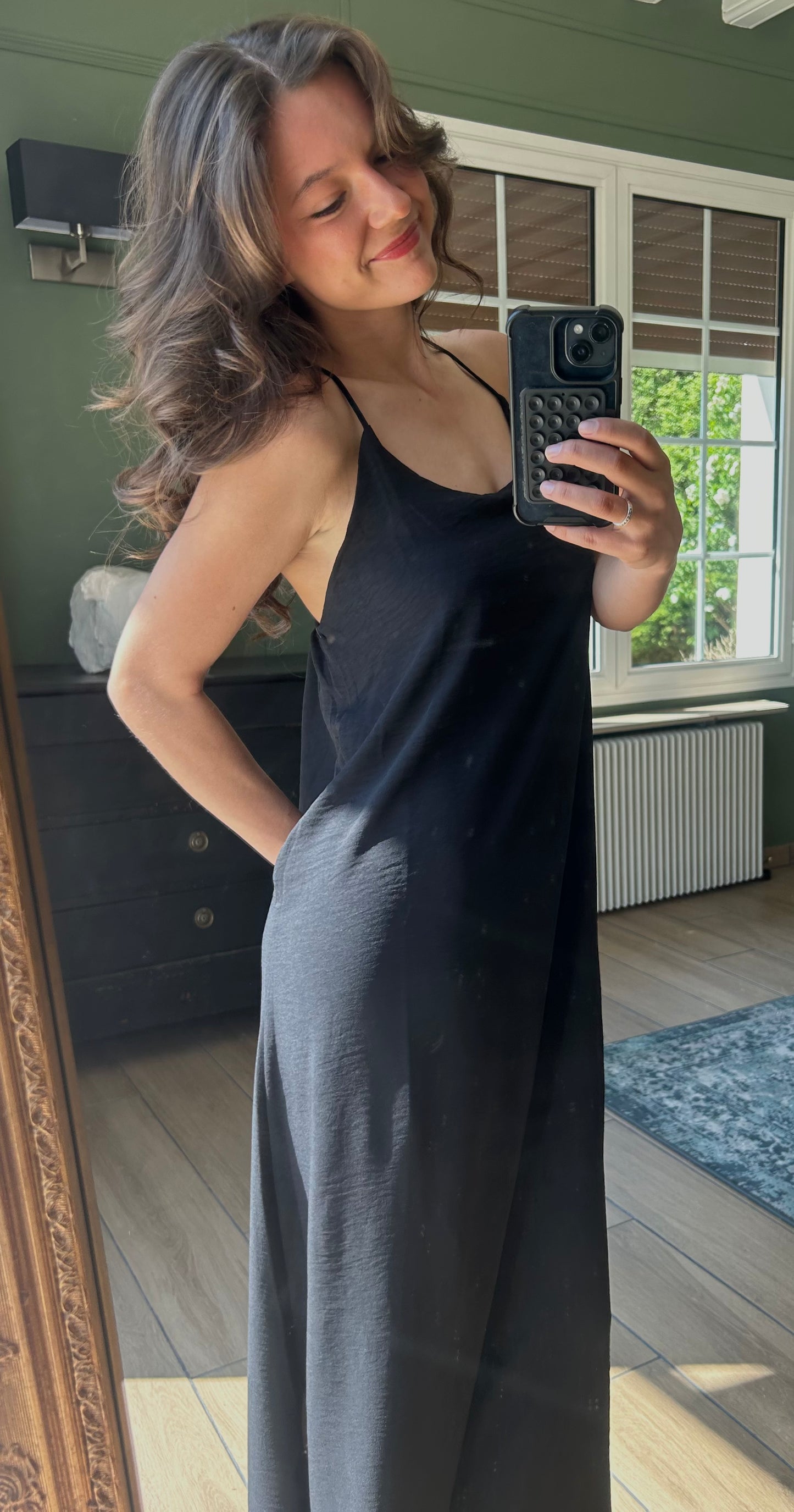 Robe longue noir