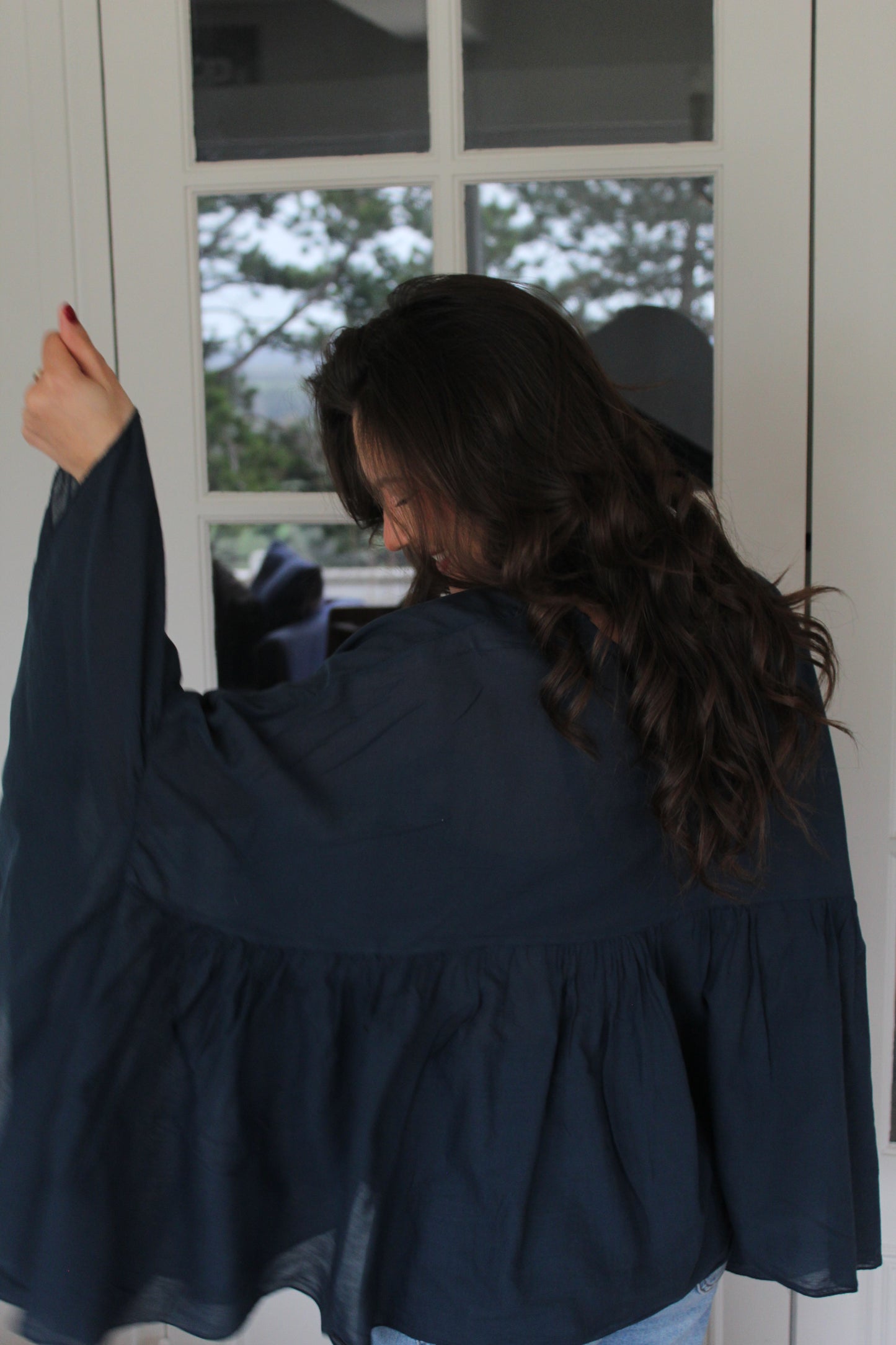 Blouse bleu marine Isadora