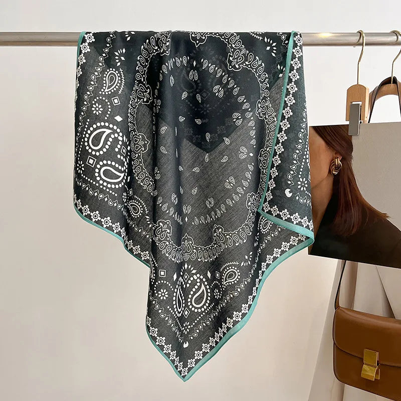 Foulard bleu