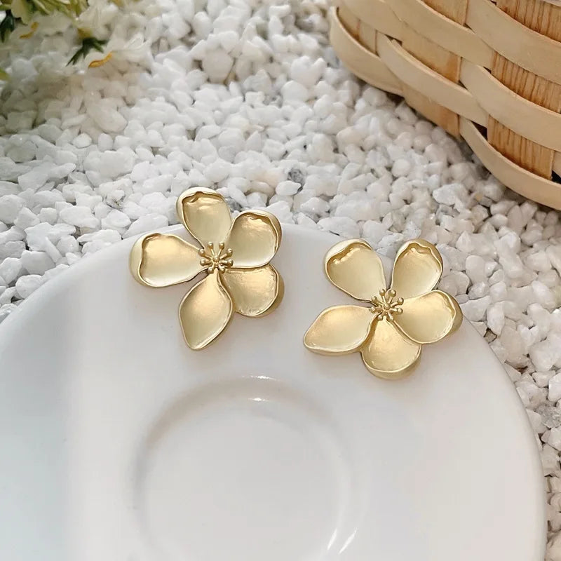 Boucle d'oreille fleur