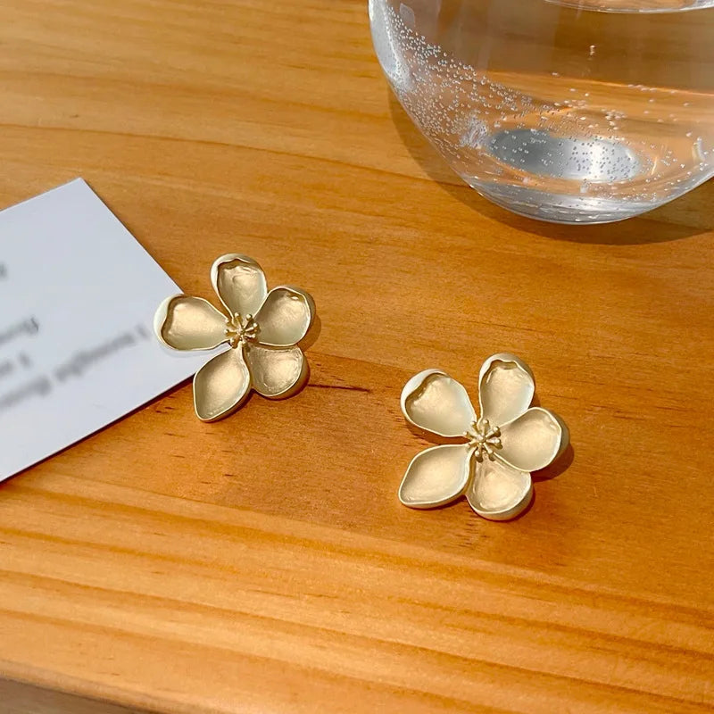 Boucle d'oreille fleur