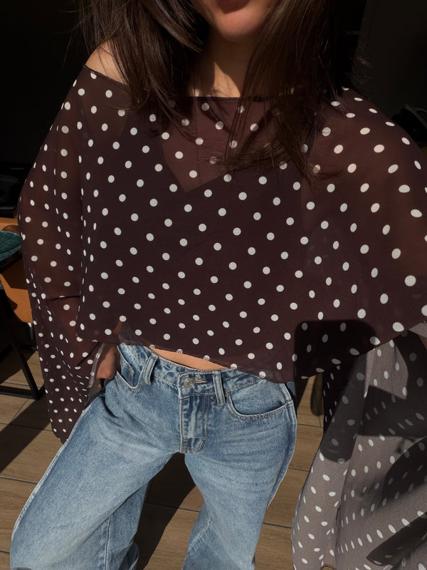 Top marron Giulia