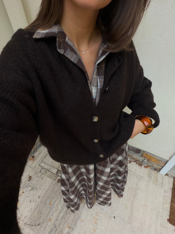 Pull marron Lola