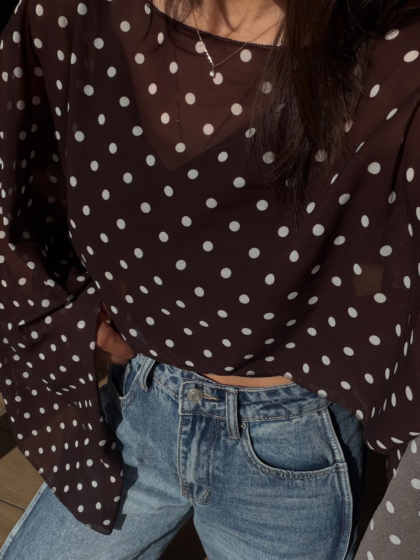 Top marron Giulia