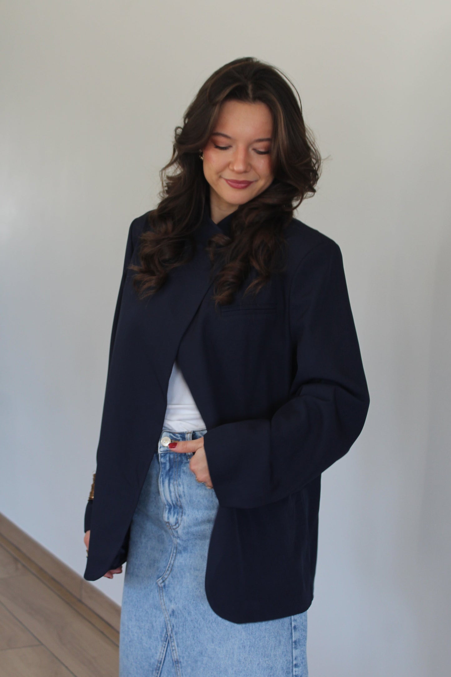 Veste bleu marine Eva
