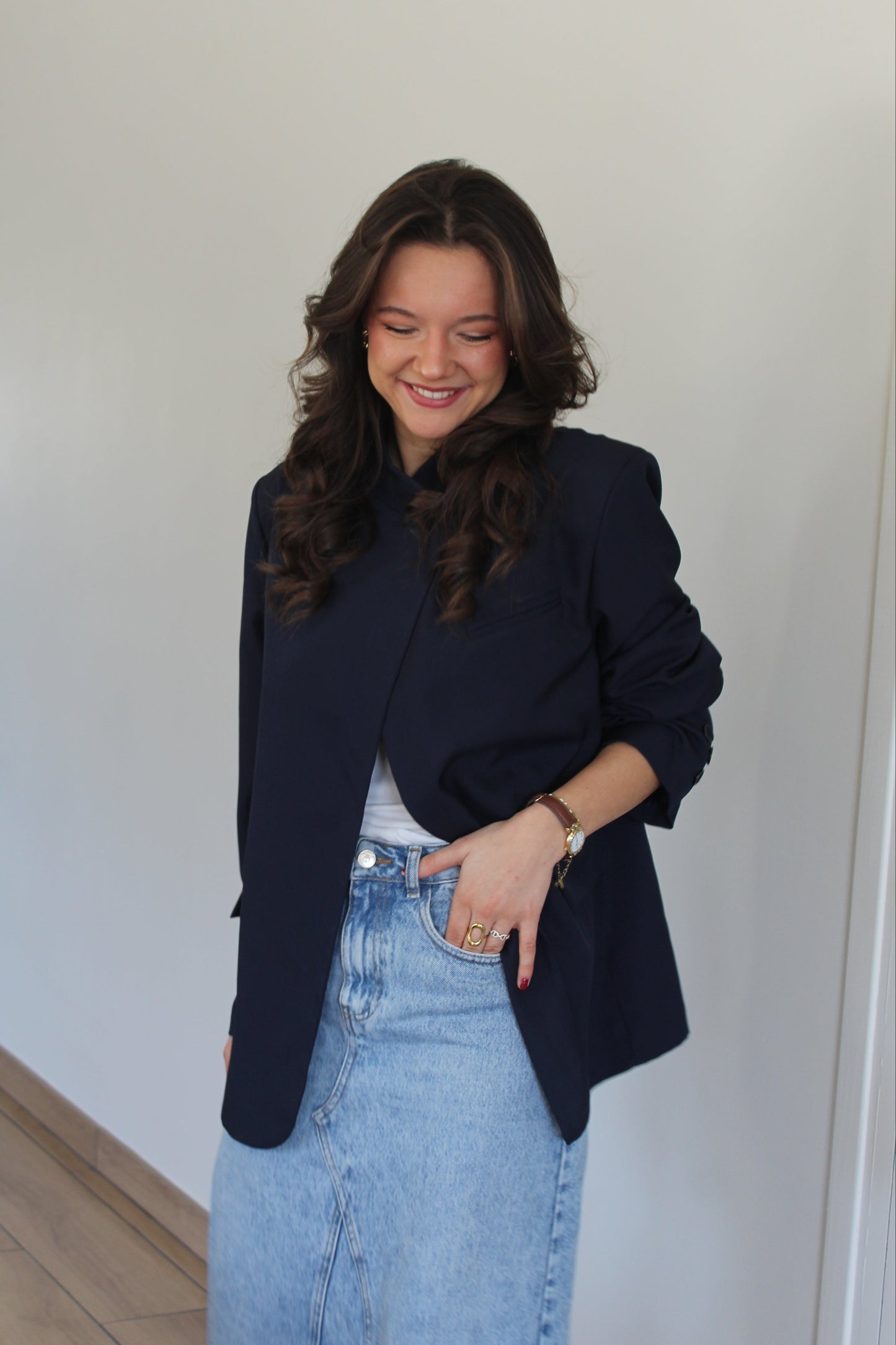 Veste bleu marine Eva