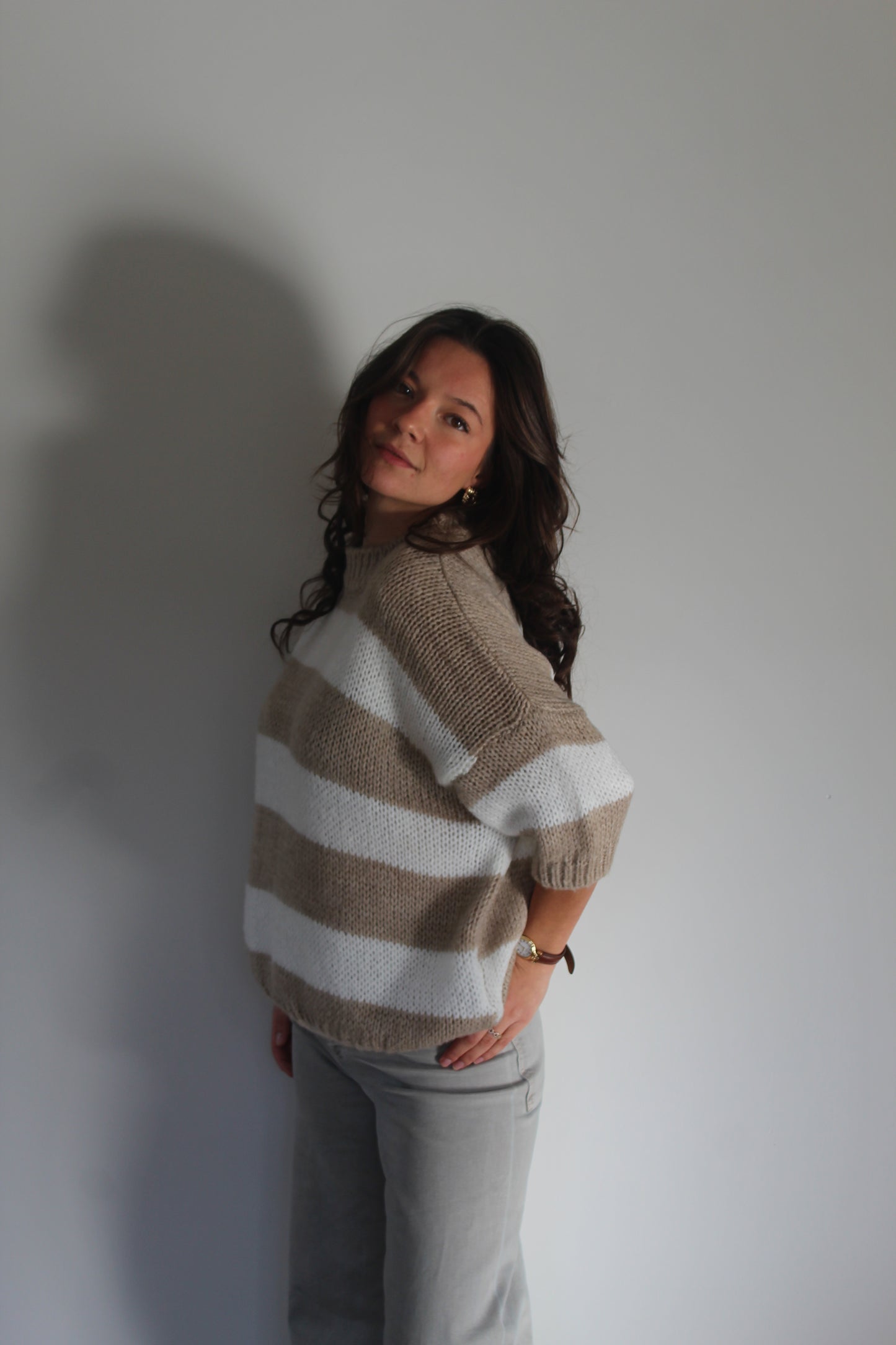 Pull beige Nanou