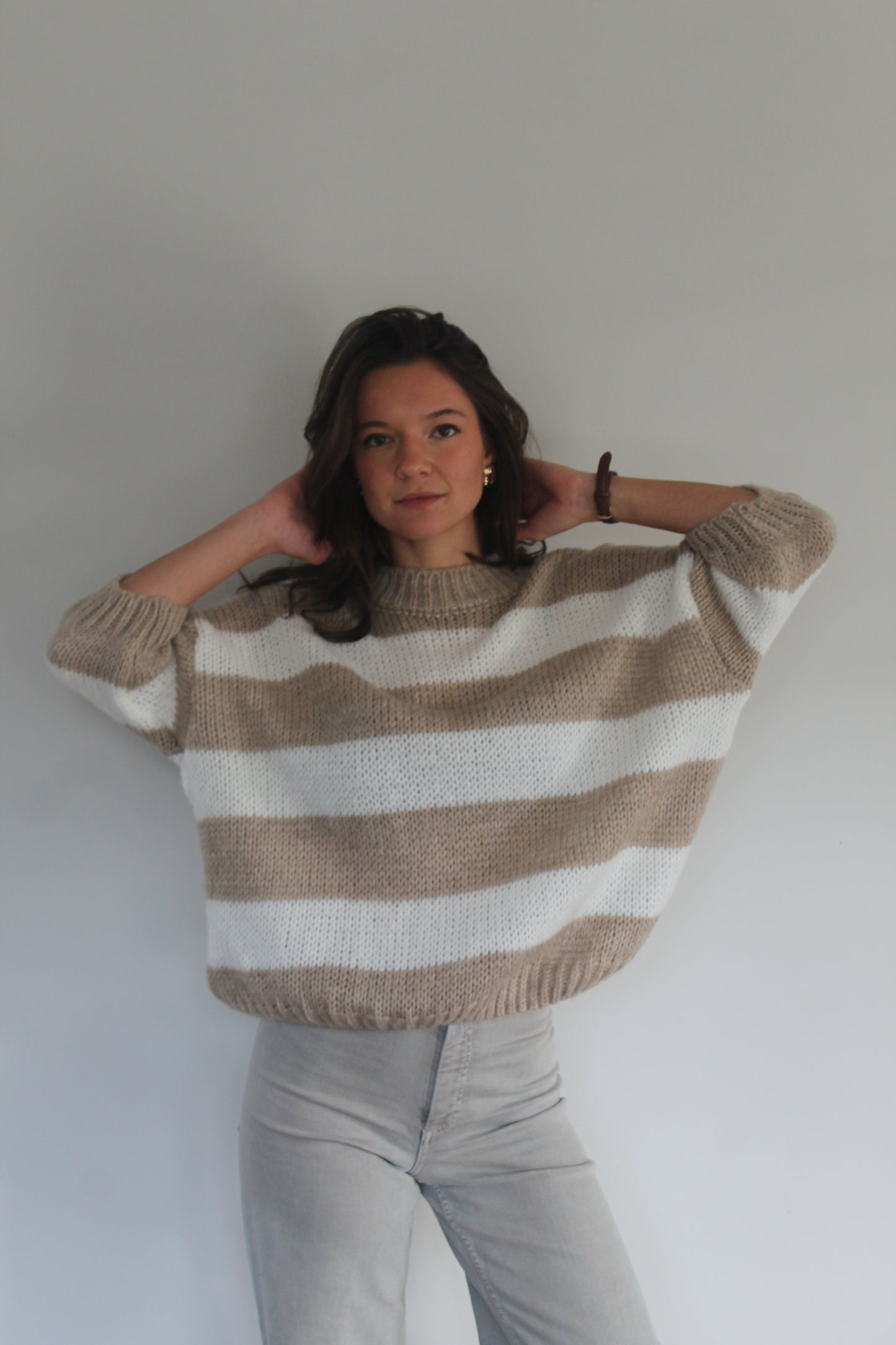 Pull beige Nanou