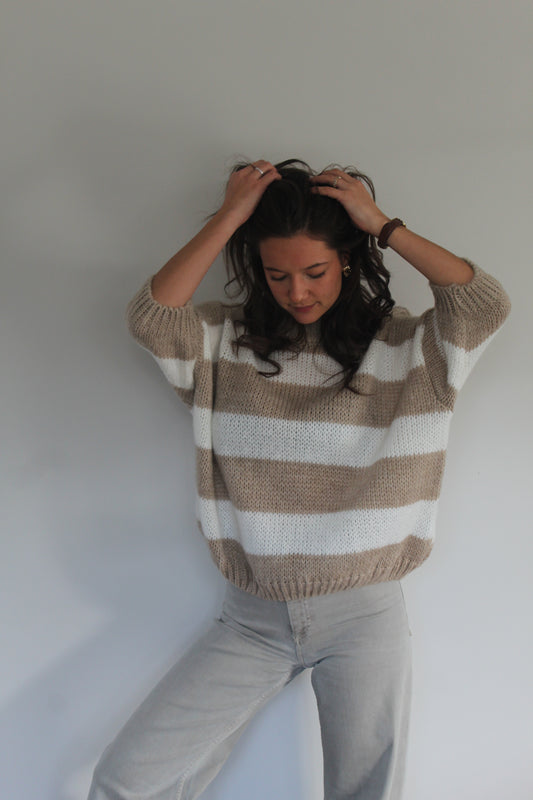 Pull beige Nanou