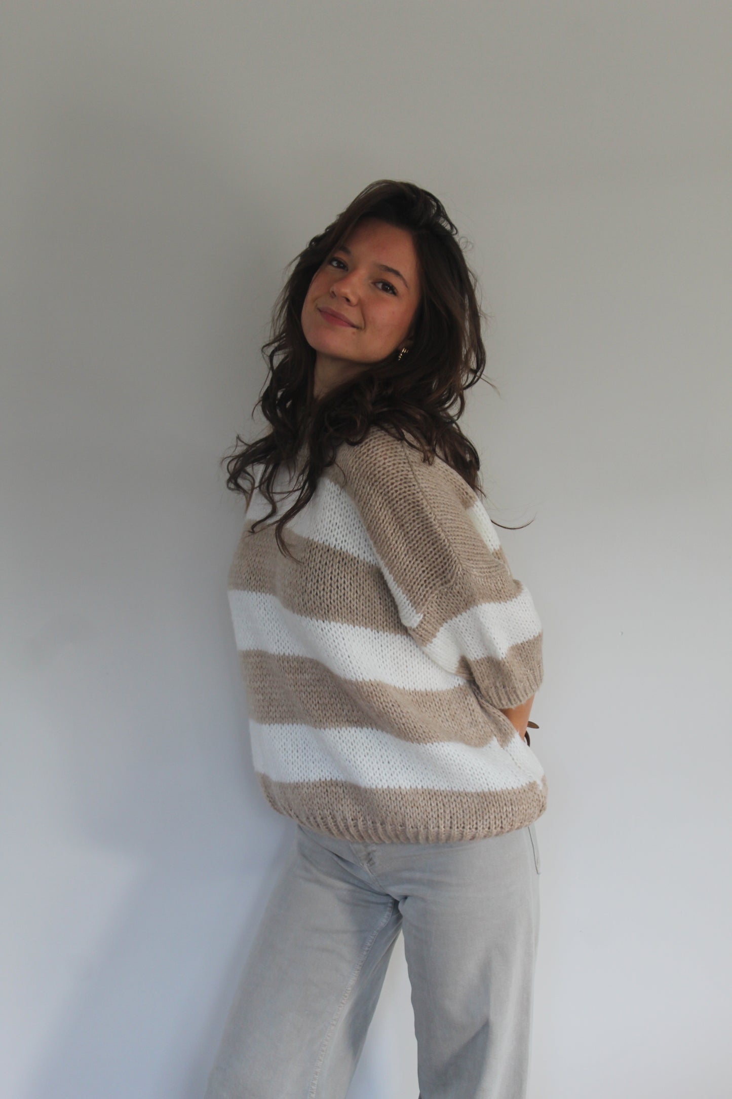 Pull beige Nanou