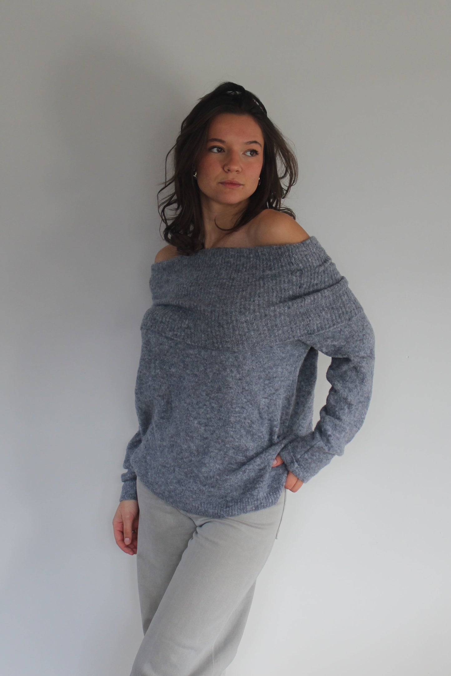 Pull gris Aurelie