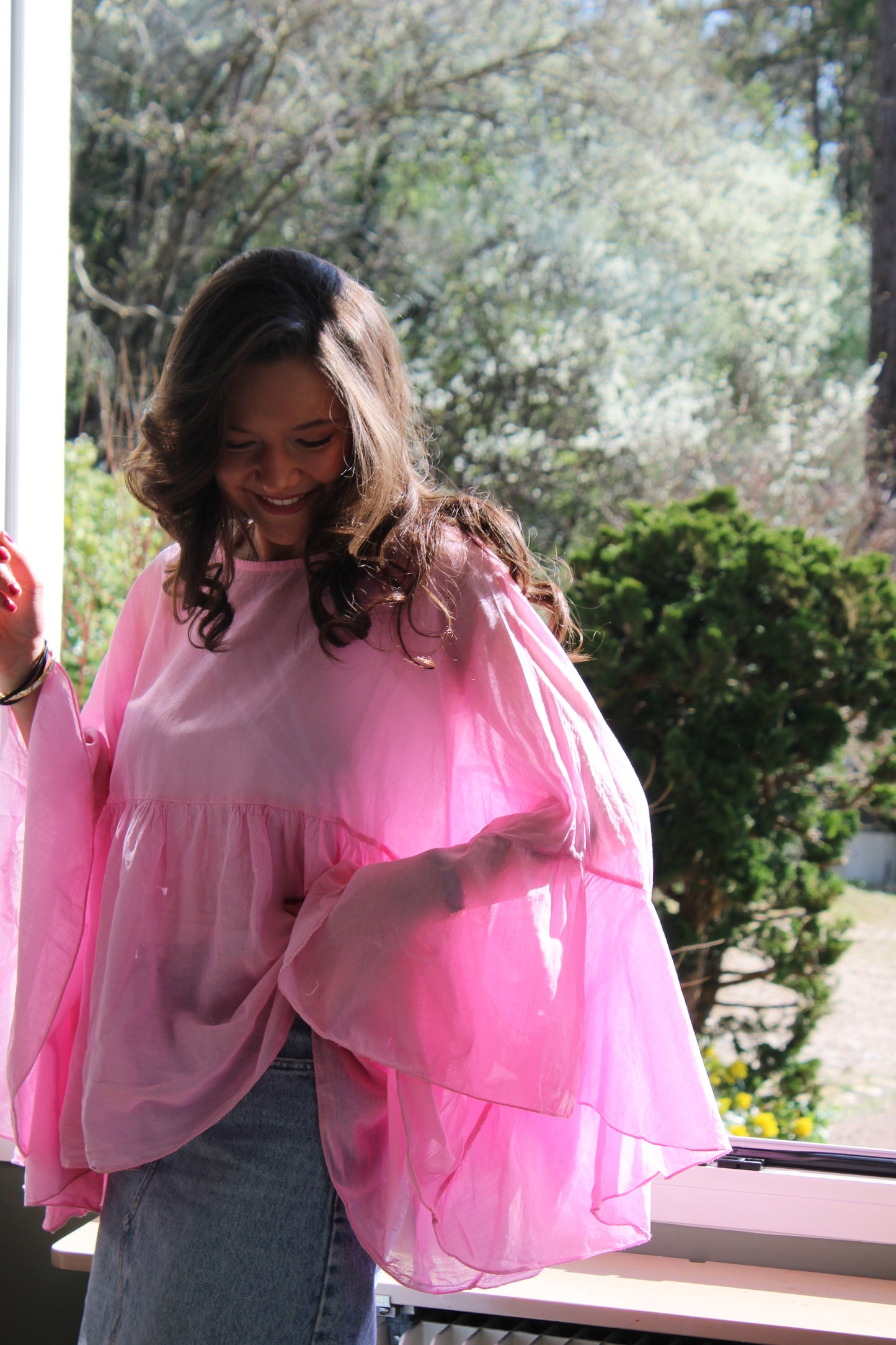 Blouse corail Isadora