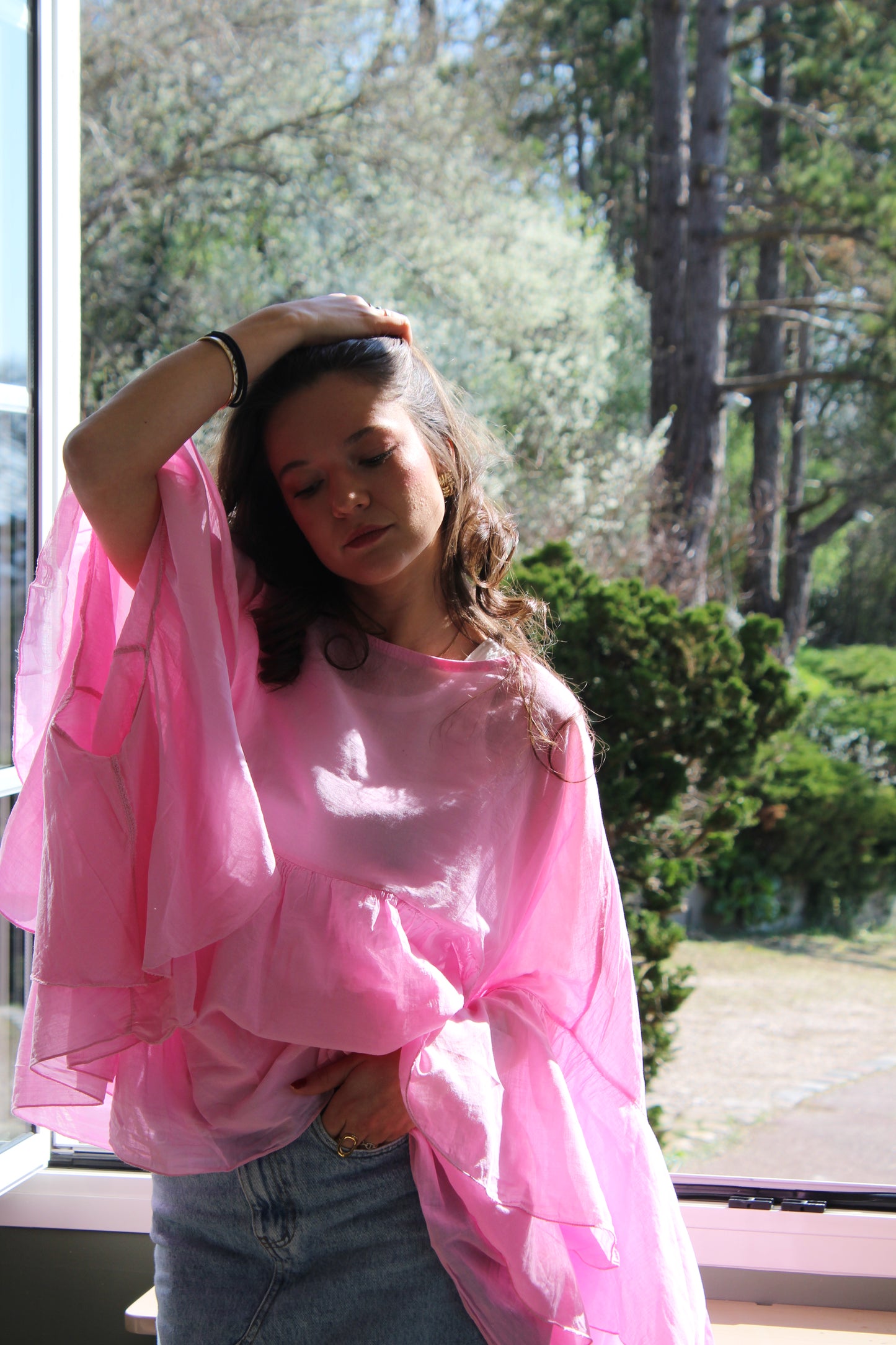 Blouse corail Isadora