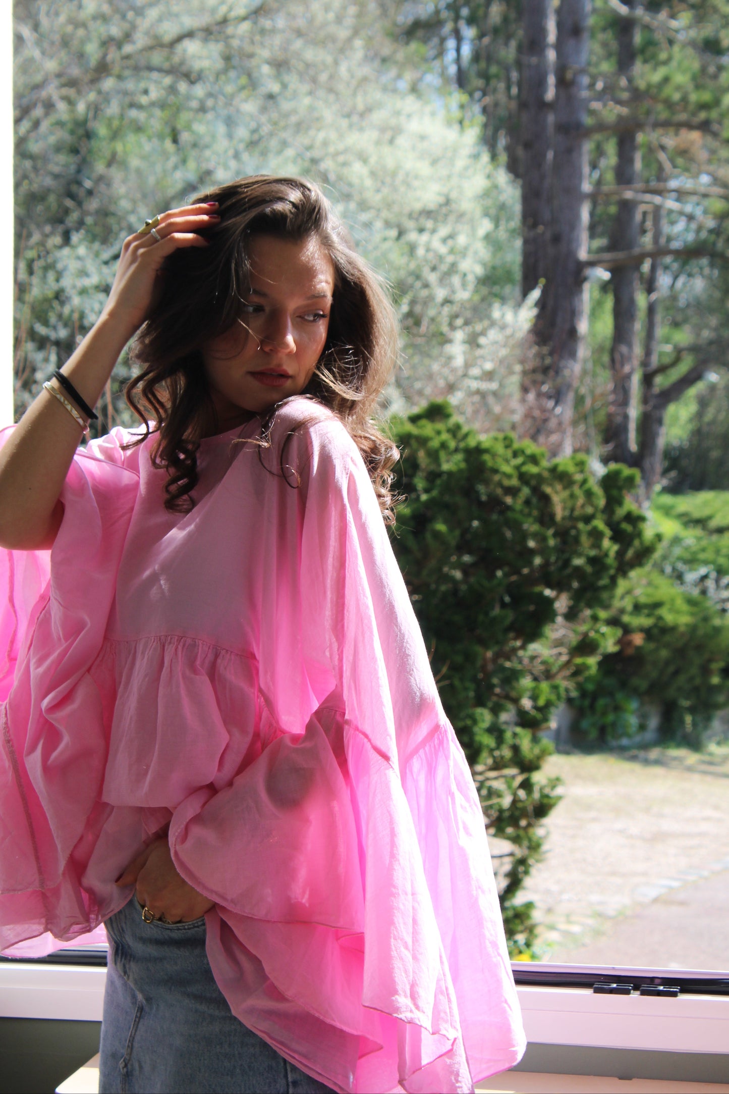 Blouse corail Isadora