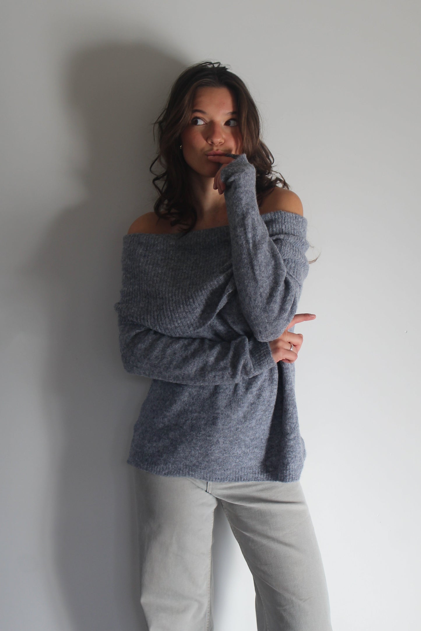 Pull gris Aurelie
