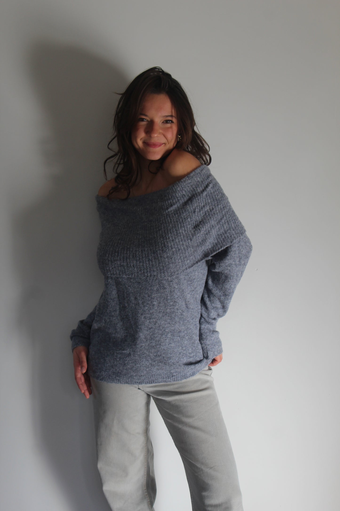 Pull gris Aurelie