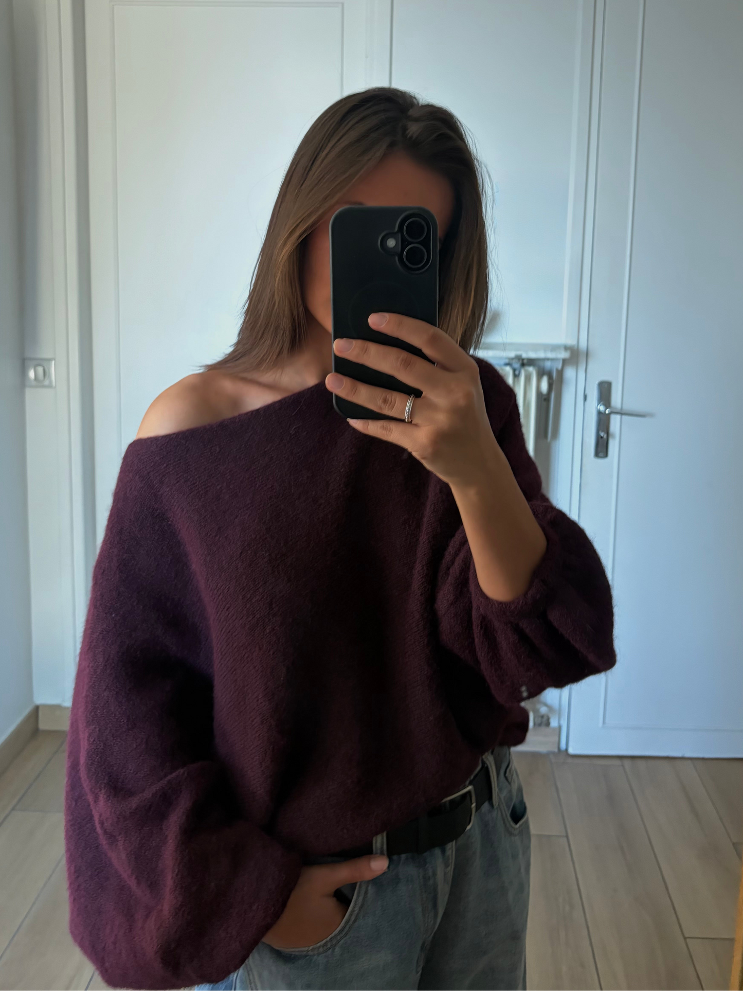 Pull bordeaux Vittoria ( Pré-order, expédition 02/11 )