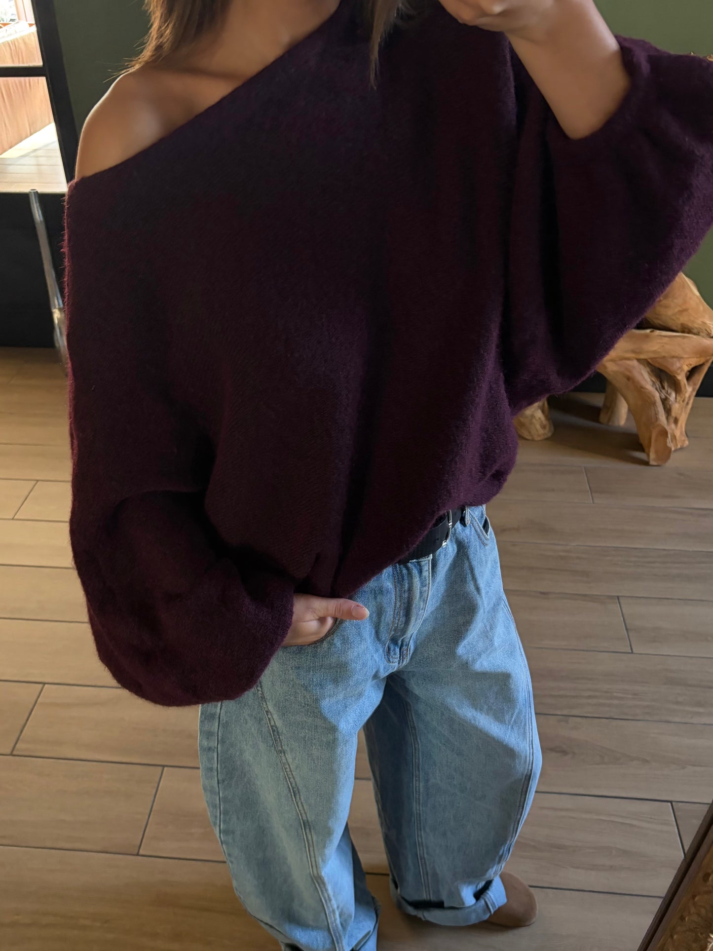 Pull bordeaux Vittoria ( Pré-order, expédition 02/11 )