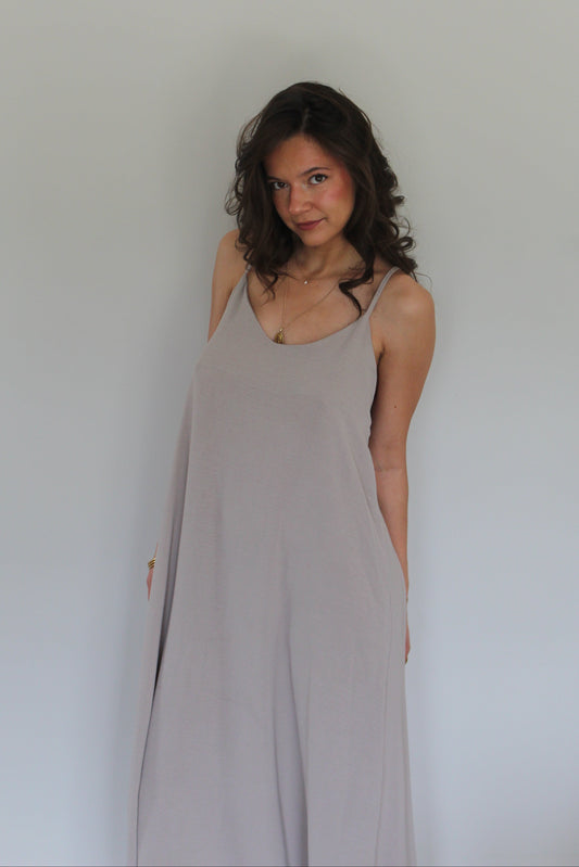 Robe taupe Lona