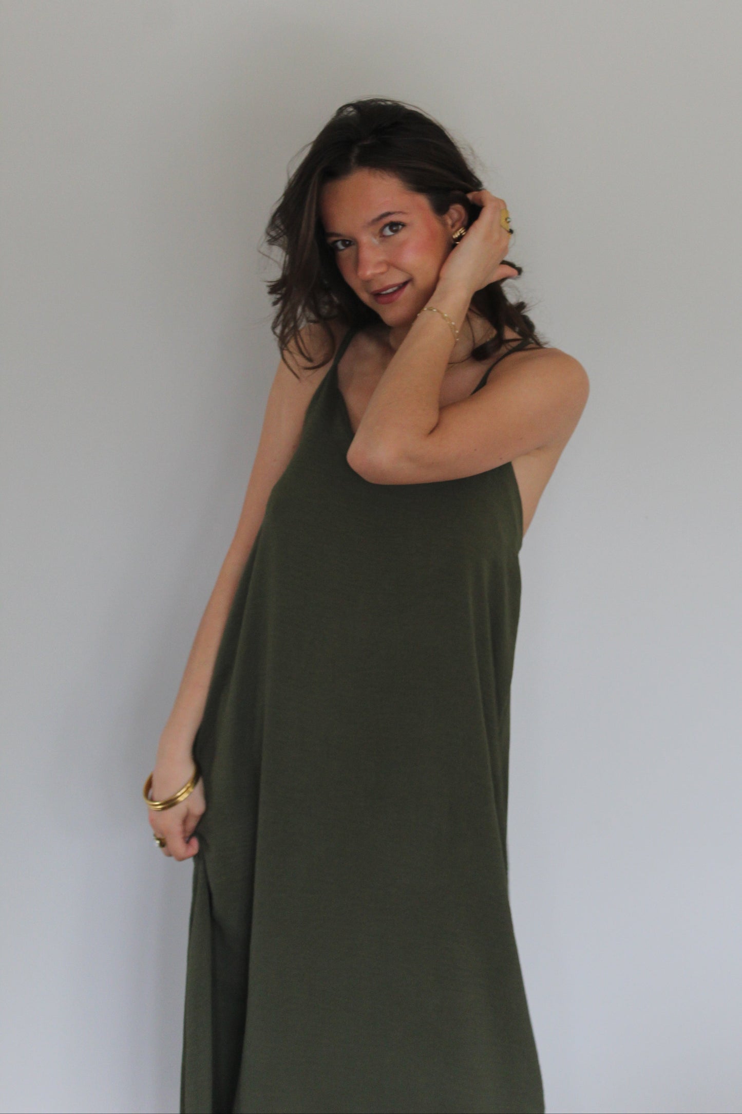 Robe kaki Lona