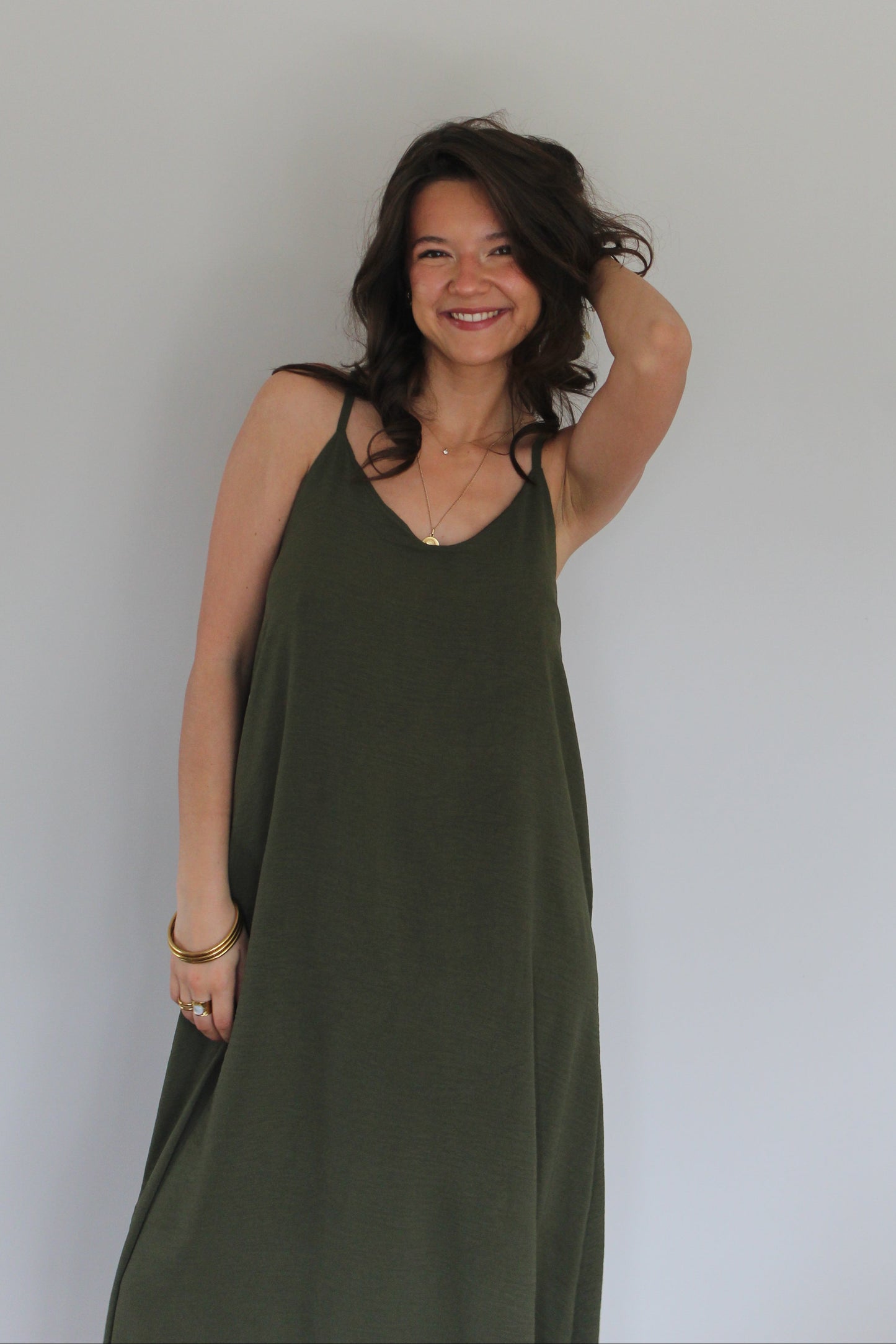 Robe kaki Lona
