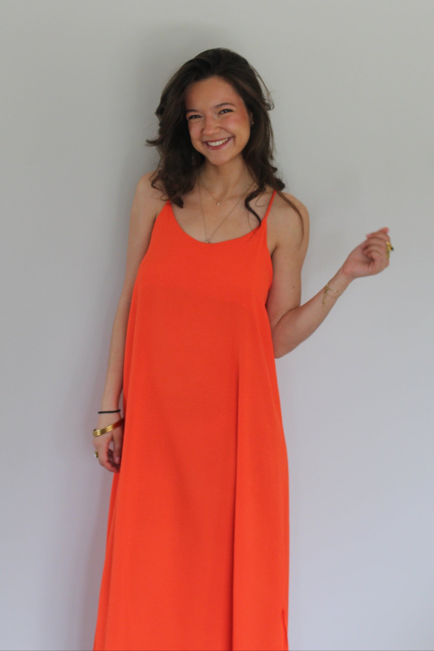 Robe orange Tessa